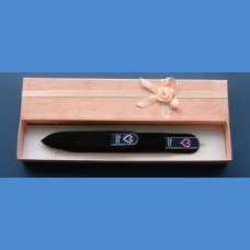 BOHEMIA dárková sada skleněných pilníků Swarovski 2SW vzor srdíčka 